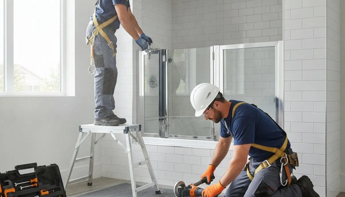 Walk in tub installation by Albuquerque, NM plumber for safe, accessible bathroom upgrades